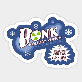 Bonk! Holiday Punch (BLU) Sticker